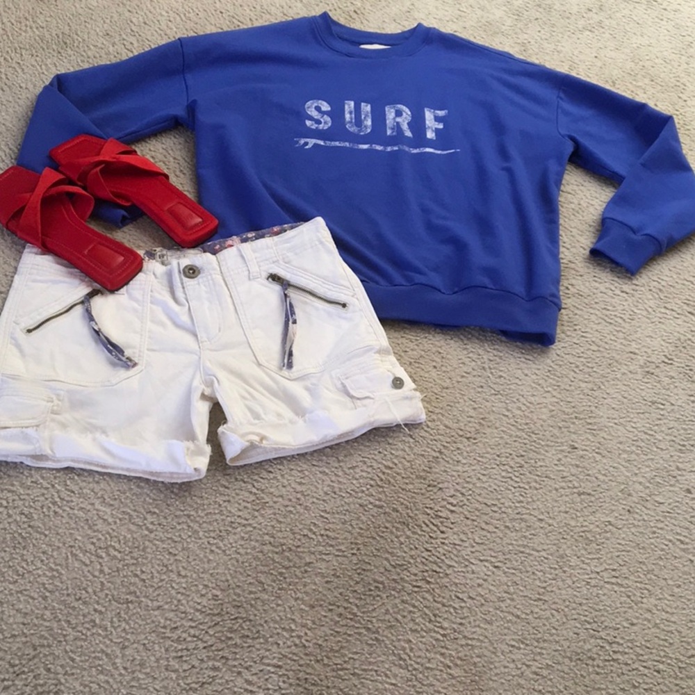 BEACHLY/COLBALT BLUE”SURF” SWEATSHIRT